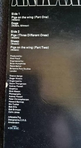 Pink Floyd - Animals Vinyl, LP, Italien 1977 , Vinyl LP Gatefold NM - Picture 6 of 13