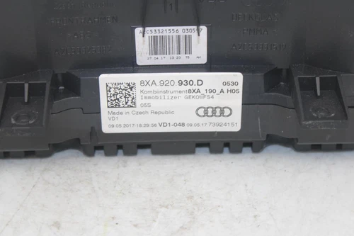 8XA920930D Cuadro Instrumentos para AUDI A1 (8XK) Attracted 2015 1588269 - Imagen 4 de 10