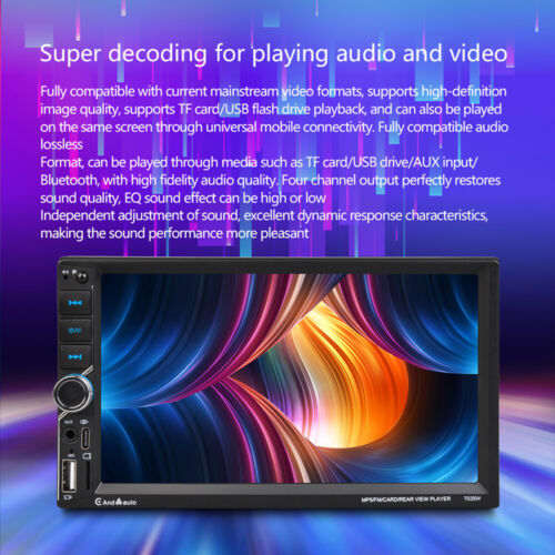 Stereo auto doppio 2 din Bluetooth Play iOS Carplay Android auto DSP FM tipo C - Foto 5 di 12