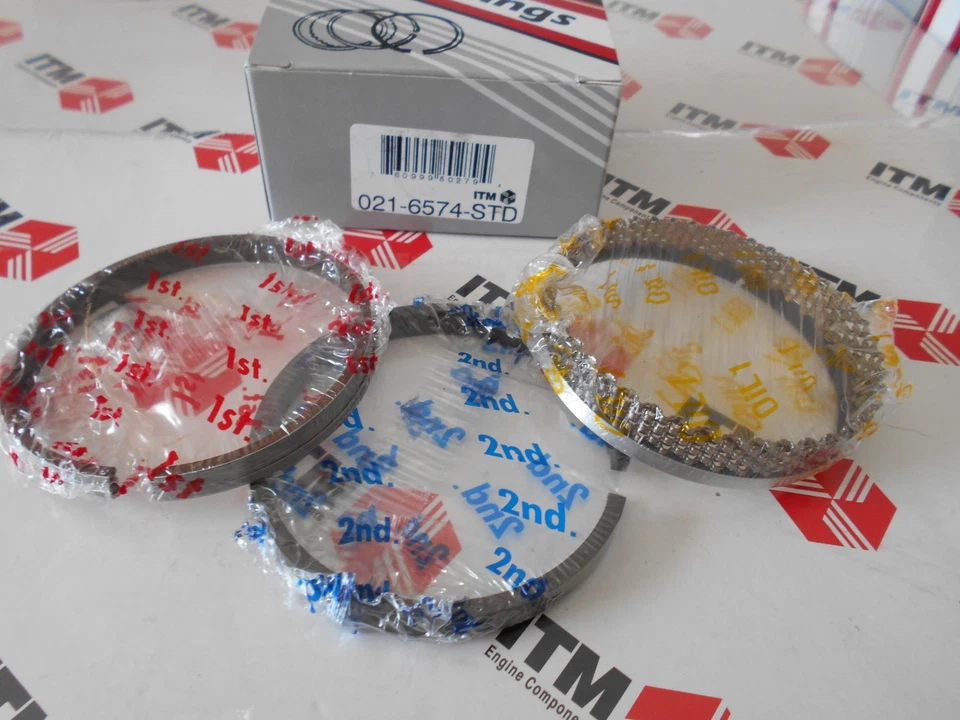 Isuzu Amigo Trooper Axiom Passport Rodeo SLX 6VE1 3.2 y 3.5 Eng. Anillo de pistón Foto 2 de 4