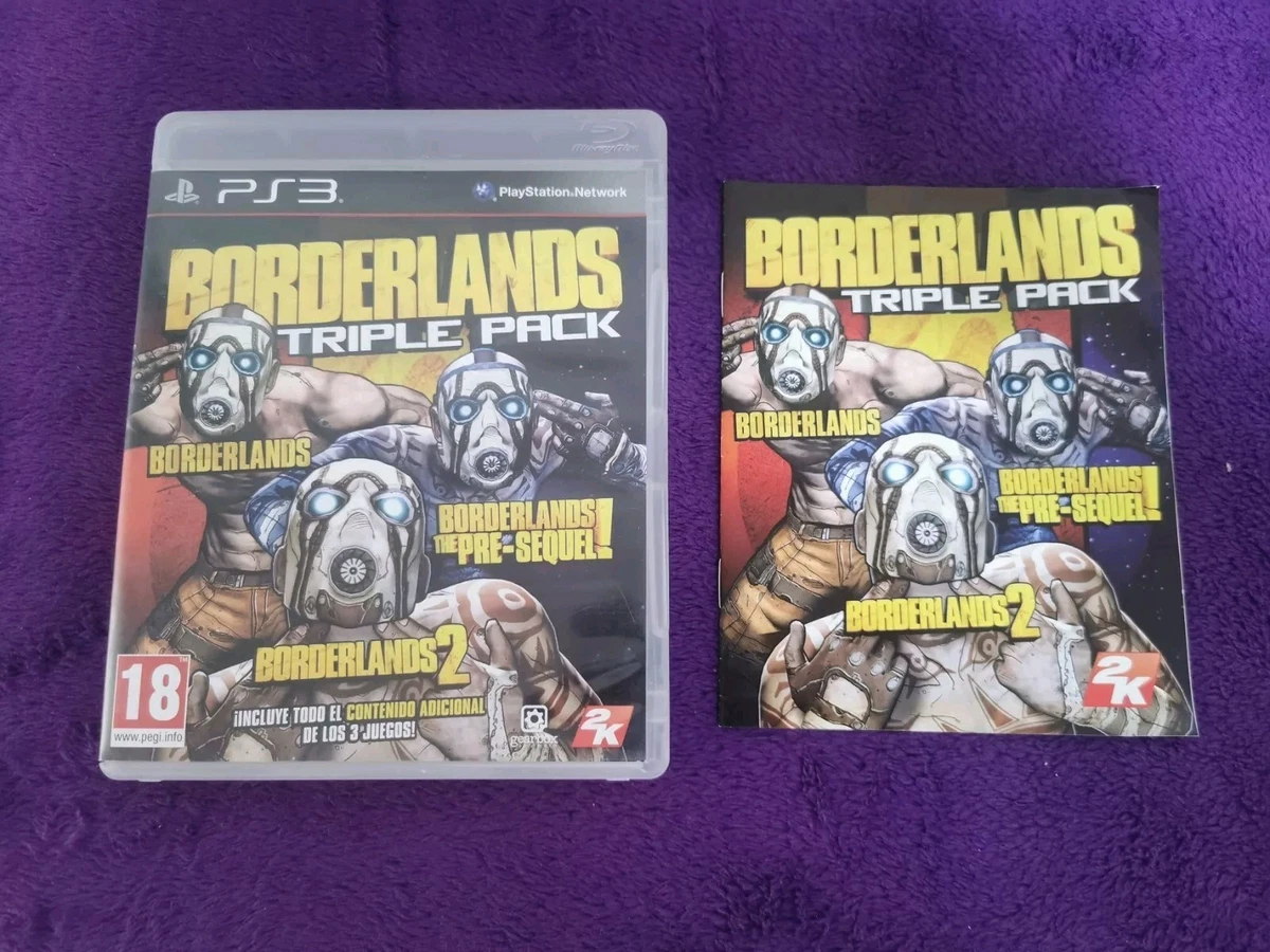 BORDERLANDS TRIPLE PACK Pal Esp Buen PlayStation Ps3