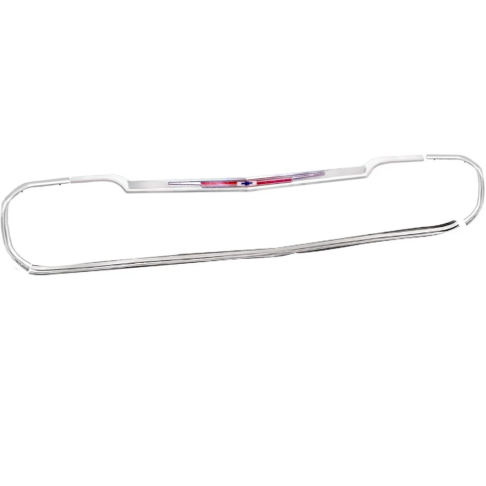 1964 Chevy Impala Lower Grille Molding+Hood Emblem+Eyebrow Corner Cove RH+LH Foto 3 de 4