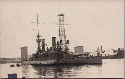 #ad #ad USS California Battleship at Albers Dock Portland Oregon RPPC Vintage Postcard $15.00