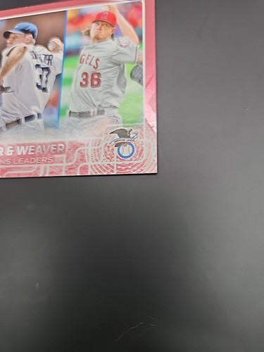2015 topps Kluber Scherzer Weaver #214 Red /50 - Picture 5 of 6