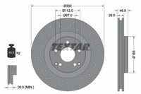 Textar 92119805 Bremsscheibe FüR MERCEDES-BENZ