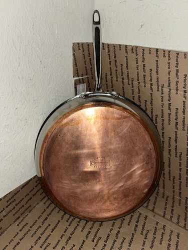 Chefmate Premium Cookware Heavy Weight Copper Bottom 12" Fry Pan Skillet - Picture 6 of 11