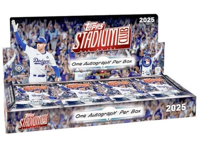 2 Box PYT 2025 Stadium Club Baseball Hobby