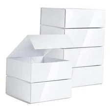 Stockroom Plus 6 Pack Proposal Boxes Set w/Lid for Groomsmen & White