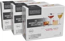 Bartesian 24-Pack Whiskey Lovers Mixer Capsules for Cocktail Machine – Home Bar