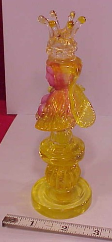 RARE 6.5 INCH VINTAGE VENETIAN MURANO QUEEN BUSTY FIGURINE SCULPTURE PAPERWEIGHT - Picture 3 of 18