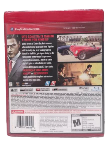 SONY PLAYSTATION 3 PS3 - MAFIA 2 (Greatest Hits) - Brand New / Sealed - Picture 2 of 2