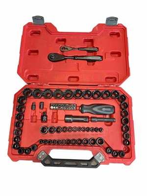 #ad CRAFTSMAN MAX AXESS SET 85pc SOCKET SET Used Works Universal Spline Black Oxide $169.99