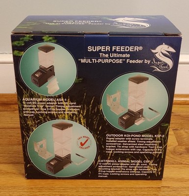 Super Feeder Automatic Cat Food Dispensing System CSF-3 Made in USA - NEW