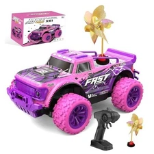 Remote Control Car for Girls: 20Km/h All Terrain Fast RC Cars with Pink Truck