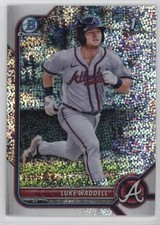 2022 Bowman Chrome Prospects Speckle Refractor 182/299 Luke Waddell #BCP-48 0np8