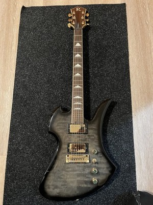 2011 B.C. Rich Mockingbird - Transparent Black MIK Electric Guitar