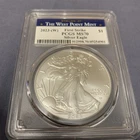 2023-(W) $1 American Silver Eagle MS70 FS PCGS Struck at West Point Label