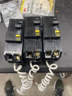 #ad NEW QOB230GFI Square D 30 Amp GFCI Circuit Breaker Bolt On 30 Amp 2 Pole 240V $110.99