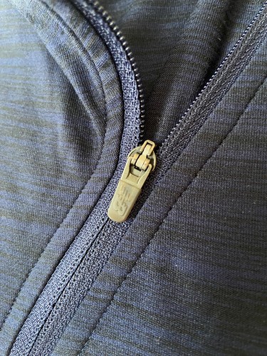 New Balance Blue Jacket | NB Dry Running Asymmetric Zip Up Sports Layer Size L - Picture 5 of 11