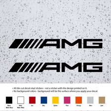 (2X) AMG Logo (2010 - today) Decal Automotive...