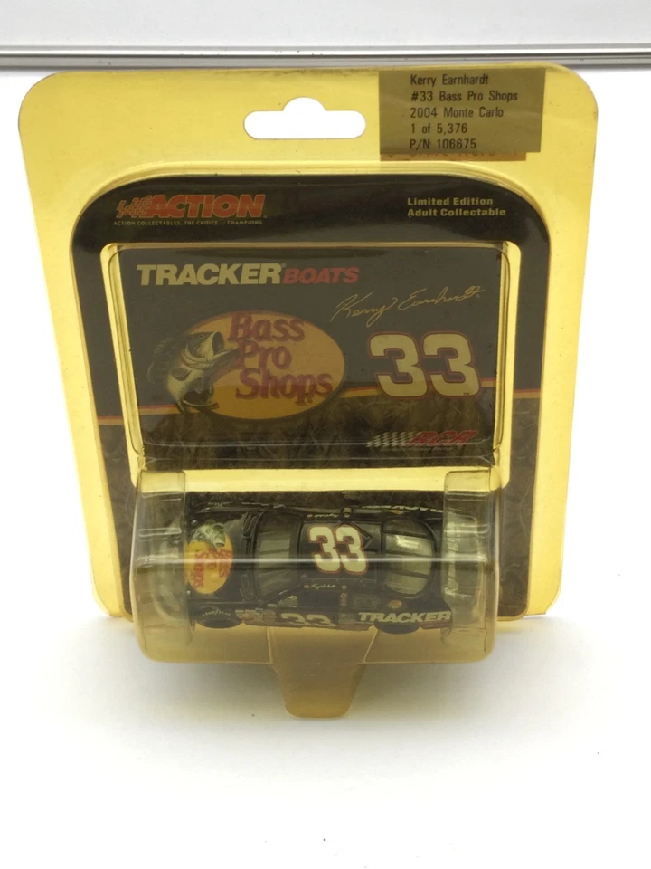 Kerry Earnhardt 2004 #33 Bass Pro Shops Action Figure 1/64 Scale - Image 3 of 4