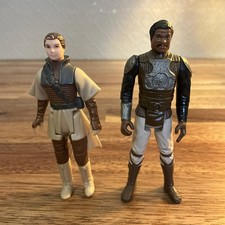 Star Wars Lando Calrissian Leia Boussh Actionfigur Vintage 1980er Kenner Jedi 