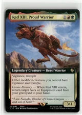 Red XIII, Proud Warrior Extended Art - Commander FINAL FANTASY MTG NM