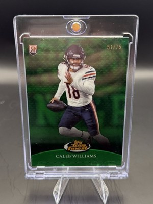 2024 Topps Finest - Team Finest Caleb Williams #TF-3 Green Refractor /75 (RC)
