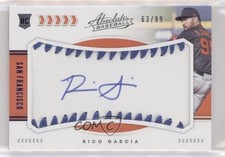 2020 Panini Absolute Blue 63/99 Rico Garcia #142 Auto 7m3