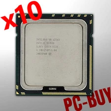LOT of 10 Intel Xeon W3565 SLBEV 3.20GHz 8M Quad Core Server CPU Processor 130W