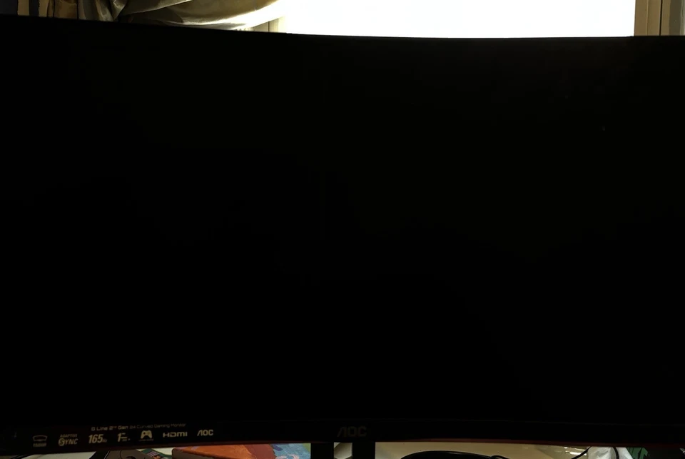 AOC 165 Гц 1 мс 1500R / чернила в нижней части экрана - Изображение 2 из 2