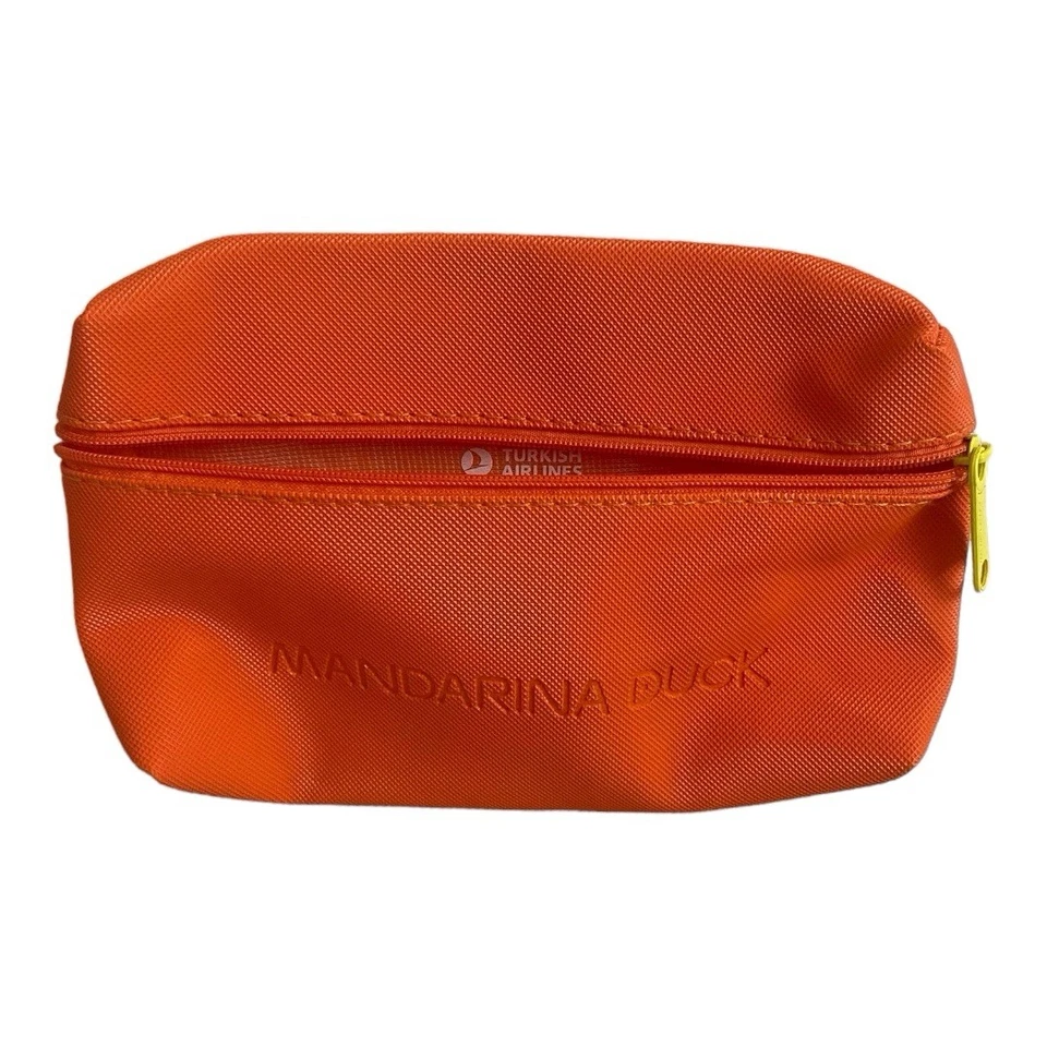 Bolso de Maquillaje de Viaje Mandarina Duck Cuero sintético Tostado Artículos de Aseo Excelente Estado Foto 2 de 2