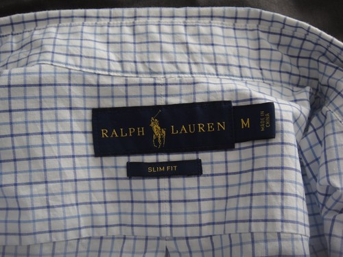Camisa Polo Ralph Lauren Hombre Mediana Calce Ajustado Botones Manga Larga Poni - Imagen 6 de 8