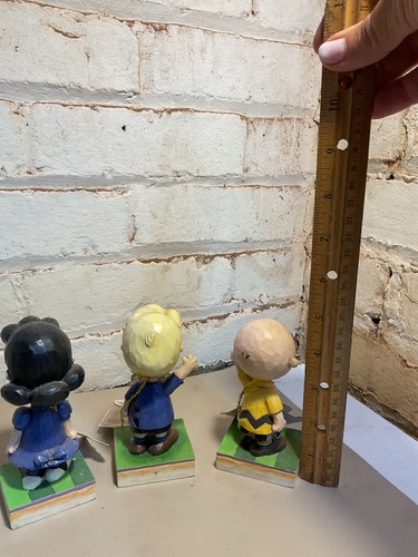 Jim Shore Schroeder Peanuts Piano Prodigy Linus Lucy Charlie Brown 4.5”Figurines - Picture 6 of 9