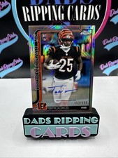 2025 Topps Chrome Football Tahj Brooks RC Refractor Rookie Autograph /499