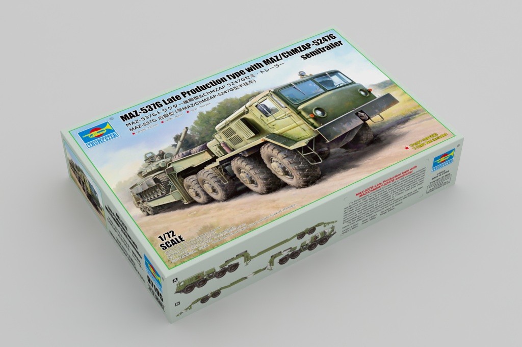 その他 Trumpeter MAZ-537G Late Production type MAZ-537G Late Production Type with ChMZAP-9990 Semi-Trailer