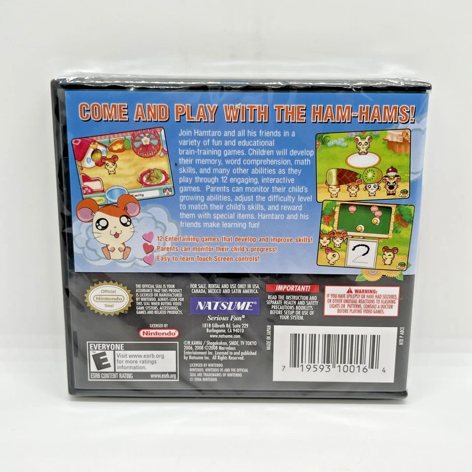 Hi! Hamtaro: Ham-Ham Challenge DS – New Factory Sealed - US Version - Image 2 of 4