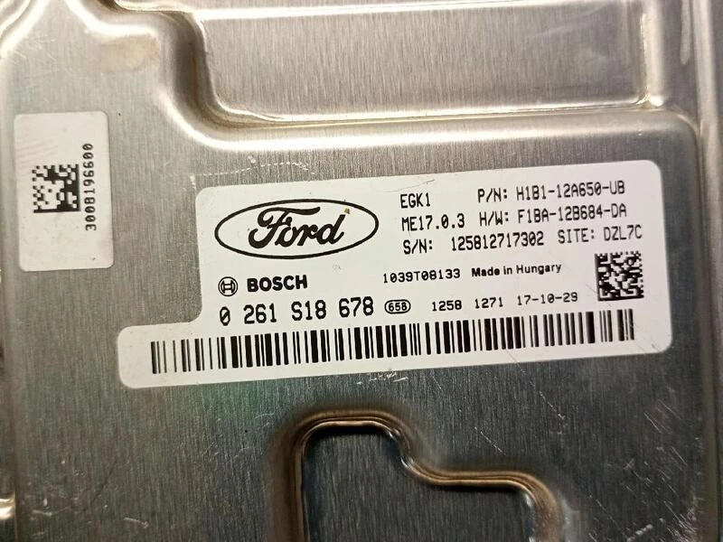 H1B112A650UB centralita motor uce para FORD FIESTA VII (HJ HF) 1.1 2017 5523340 - Immagine 4 di 4