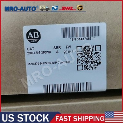 Allen-Bradley Micro870 2080-L70E-24QWB Ethernet I/P Controller US Free Tax