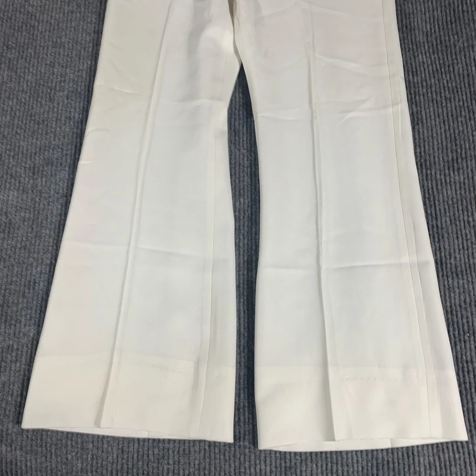 Pantalones de servicio de colección Navy para hombre 32x30 White Sea Going uniforme pantalones acampanados años 70 Foto 2 de 4