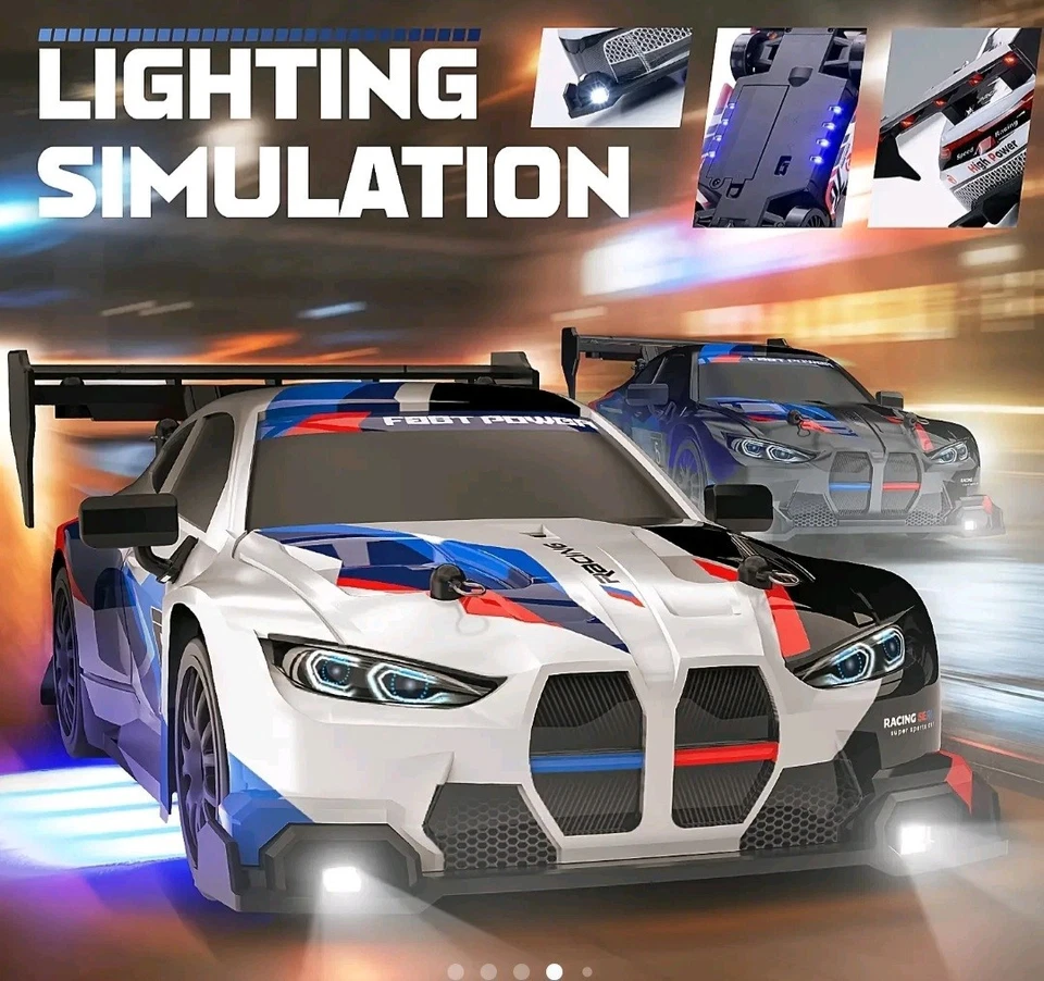 Auto telecomandata 1:24 4WD Drift ad alta velocità mod. RC velocità 20 km/h - Immagine 2 di 4