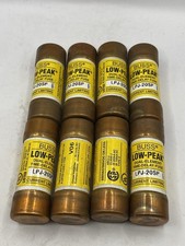 BUSSMANN LPJ-20SP 20A 600V TIME DELAY DUAL ELEMENT FUSE LOT OF 8