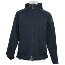 Fjällräven, Kapuzenpullover, Größe: S, Blau/Schwarz, Fleece, Herren #pbI
