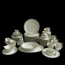 Ceralene Raynaud  Marie-Antoinette 84 Piece Dinner Service  Limoges, France