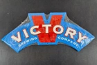 Sign Tin Metal V for Victory Brewing Beer MIB Homefront Patriotic Vintage