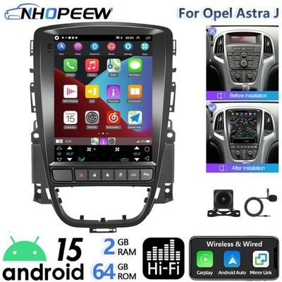 Carplay 64GB Android 15 Autoradio GPS NAVI Für Opel Astra J Buick EXCELLE Verano