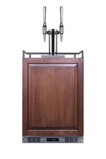 Summit SBC682NCFTWIN 24"W 5.6 Cu. Ft. Built-In / - Panel Ready