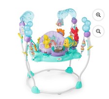 Bright Starts Disney Baby The Little Mermaid Activity Jumper, Ariel, Blue