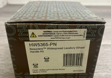 Brizo HW5365-PN Beauclere Wheel Handles for Bathroom Faucet