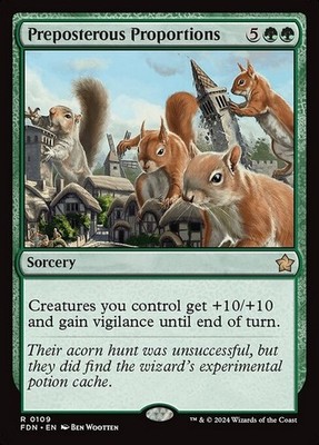 Preposterous Proportions ~ Foundations [ NearMint ] [ Magic MTG ]